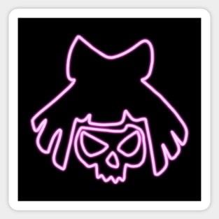 Cyberpunk 2077 - Mox Lizzies Neon Skull Sticker